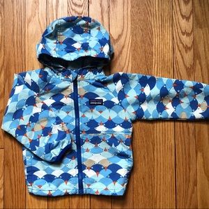 Patagonia Baby Hooded Windbreaker size 12M
